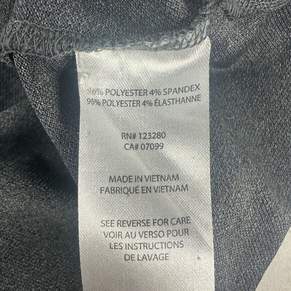 Travis Mathew Mens Polo Shirt Large Polyester/Spandex Blend Navy/Gray - Picture 5 of 6